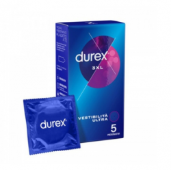 PRESERVATIVO DUREX 3XL VESTIBILITA' ULTRA 5 PEZZI