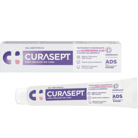 Curasept ADS gel dentifricio rigenerante clorexidina 0.20 75 ml Curasept ADS gel dentifricio rigenerante clorexidina 0.20 75 ml