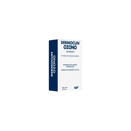 Linker Dermoclin Ozono Detergente a pH fisiologico azione antisettica per tutto il corpo 250 ml