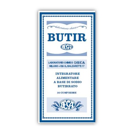 Butir integratore a base di sodio butirrato per disturbi intestinali 30 compresse
