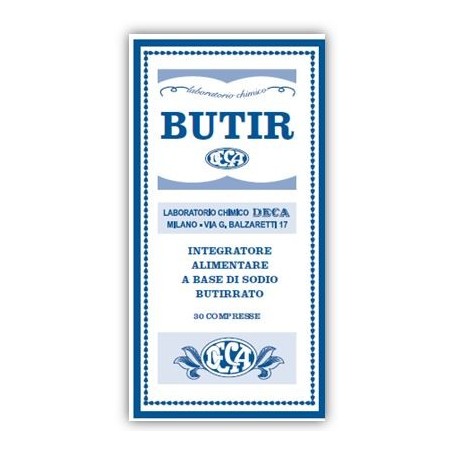 Butir integratore a base di sodio butirrato per disturbi intestinali 30 compresse Butir integratore a base di sodio butirrato per disturbi intestinali 30 compresse