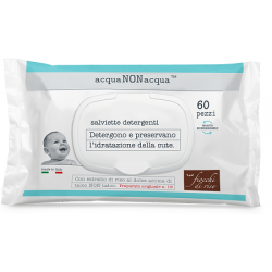 Fiocchi Di Riso Acqua Non Acqua Salviette Detergenti per pelle arrossata del bambino 60 pezzi