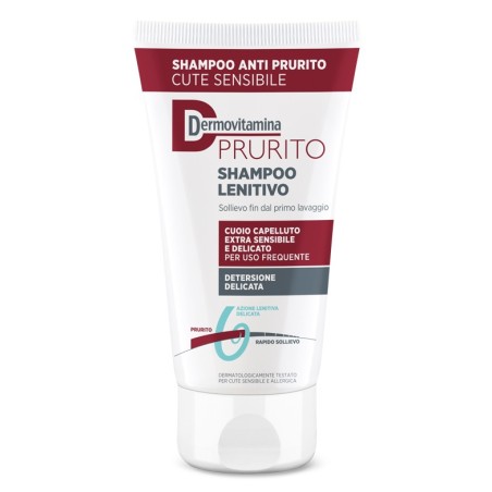 Dermovitamina Prurito Shampoo Lenitivo per cuoio capelluto sensibile e delicato 200 ml Dermovitamina Prurito Shampoo Lenitivo per cuoio capelluto sensibile e delicato 200 ml