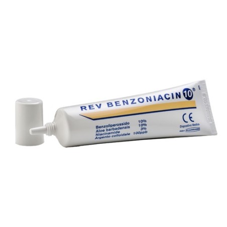 Rev Benzoniacin 10 crema per il trattamento di acne lieve e moderata 30 ml Rev Benzoniacin 10 crema per il trattamento di acne lieve e moderata 30 ml