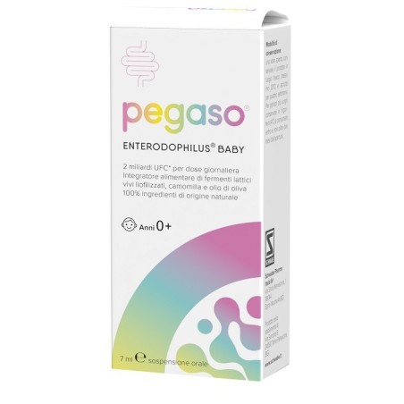 Pegaso Enterodophilus Baby integratore di fermenti lattici vivi liofilizzati 7 ml Pegaso Enterodophilus Baby integratore di fermenti lattici vivi liofilizzati 7 ml