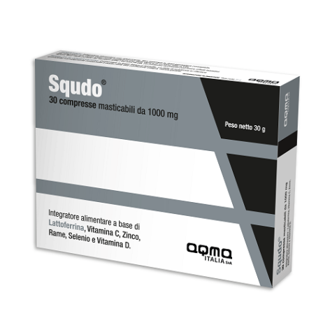 Aqma Italia Squdo integratore per la funzione del sistema immunitario 30 compresse masticabili Aqma Italia Squdo integratore per la funzione del sistema immunitario 30 compresse masticabili