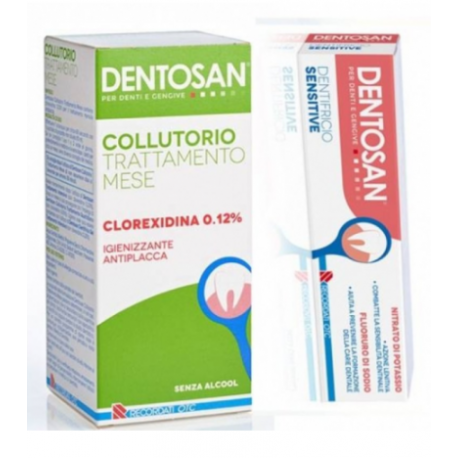 DENTOSAN COLLUT 0,12% 200 ML + DENTIFRICIO SENSITIVE 75 ML