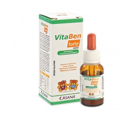 Orsana Vitaben Forte integratore polivitaminico per bambini 15 ml