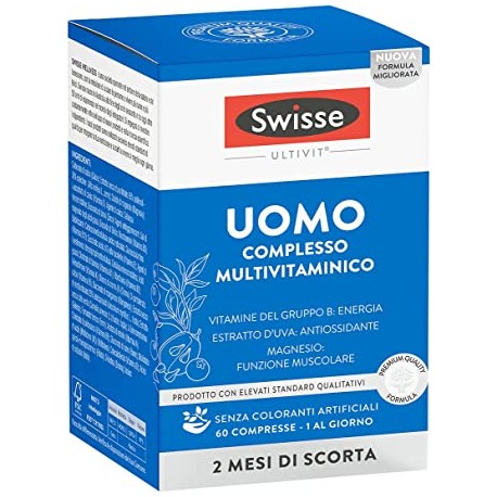 Swisse Multivitaminico Uomo integratore alimentare 60 compresse