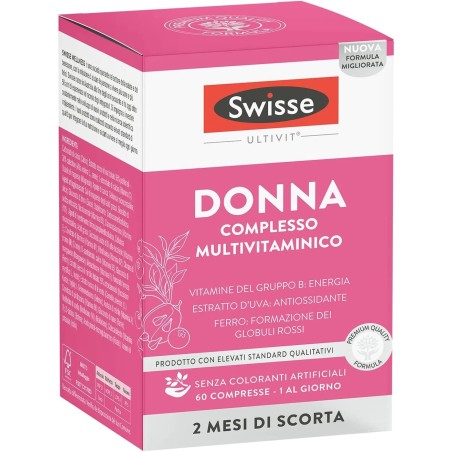Swisse Multivitaminico Donna integratore alimentare 60 compresse Swisse Multivitaminico Donna integratore alimentare 60 compresse