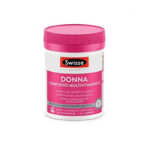 Swisse Multivitaminico Donna Integratore Alimentare 30 Compresse