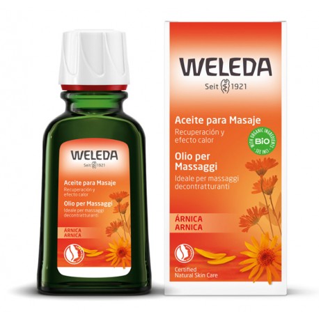 Weleda Olio per massaggi decontratturanti all'arnica 50 ml