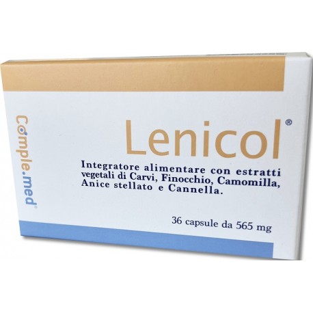 Lenicol Integratore per Sistema digerente e Regolarità intestinale 36 capsule