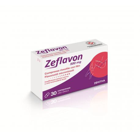 Zentiva Italia Zeflavon 500 mg 30 compresse rivestite con film