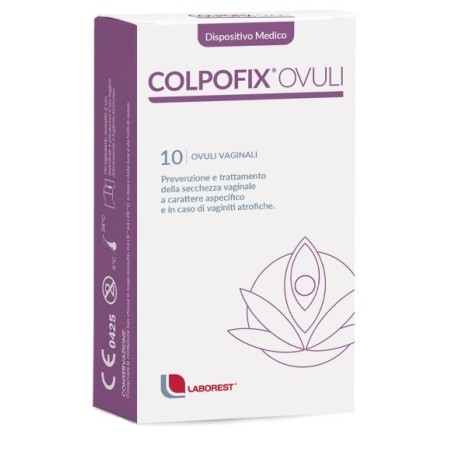 Uriach Colpofix Ovuli lubrificanti e idratanti per secchezza vaginale 10 pezzi Uriach Colpofix Ovuli lubrificanti e idratanti per secchezza vaginale 10 pezzi