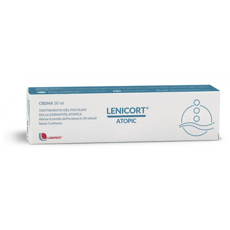Uriach Lenicort Atopic Crema per il prurito senza cortisone adatta a atopia, eczemi e reazioni allergiche 30 ml