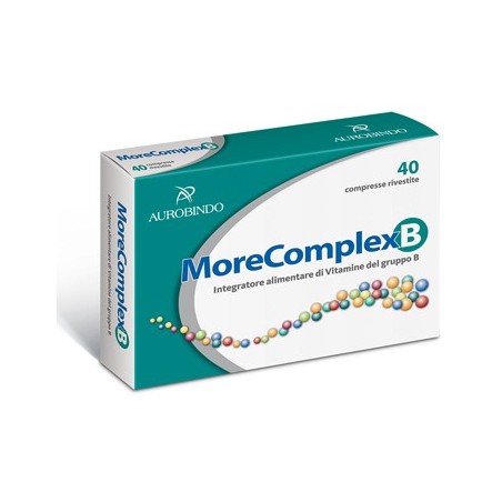 Morecomplex B integratore vitamine del gruppo B 40 compresse Morecomplex B integratore vitamine del gruppo B 40 compresse