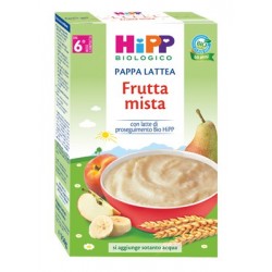 Hipp Biologico Pappa Lattea Frutta Mista-Alimento per Svezzamento 250g