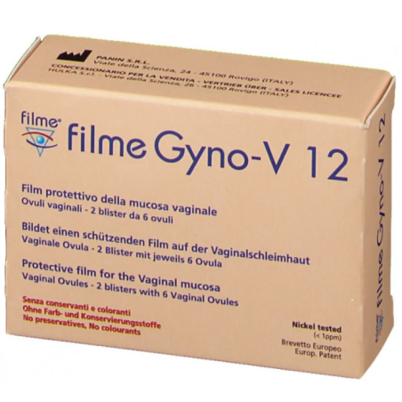 Filme Gyno V12 - 12 Ovuli Filme Gyno V12 - 12 Ovuli