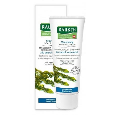 Rausch Maschera Curativa alla Quercia Marina per il Cuoio Capelluto e i Capelli Grassi 100ml