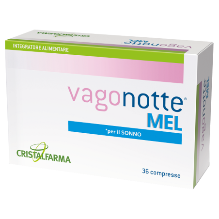 Cristalfarma Vagonotte Mel integratore per il sonno 36 compresse Cristalfarma Vagonotte Mel integratore per il sonno 36 compresse