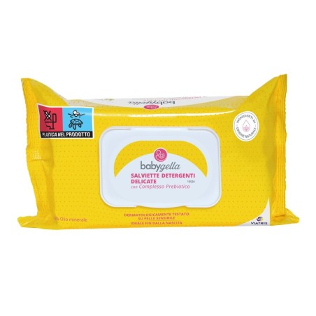 Babygella Prebiotic Salviette Detergenti Delicate per il cambio del bambino 72 pezzi Babygella Prebiotic Salviette Detergenti Delicate per il cambio del bambino 72 pezzi
