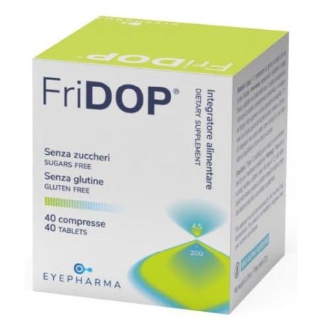 Eyepharma Fridop integratore per il benessere della vista 40 compresse Eyepharma Fridop integratore per il benessere della vista 40 compresse