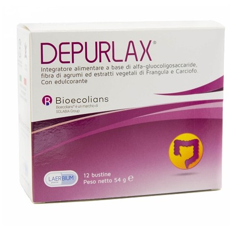 Depurlax integratore depurativo lassativo digestivo 12 bustine