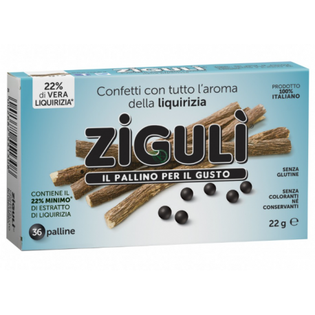 Zigulì Liquirizia - 36 Palline al Gusto Liquirizia