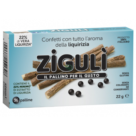 Zigulì Liquirizia - 36 Palline al Gusto Liquirizia Zigulì Liquirizia - 36 Palline al Gusto Liquirizia