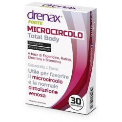 Drenax Forte Microcircolo Total Body integratore per microcircolo 30 compresse