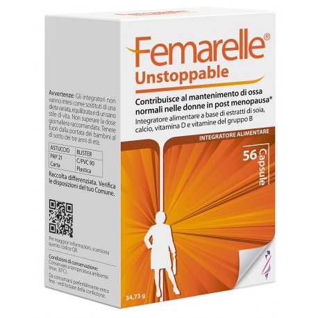 Femarelle Unstoppable Integratore per le ossa in menopausa 56 capsule
