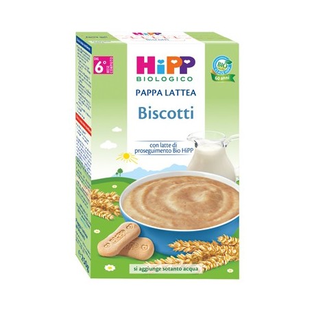 Hipp Biologico Pappa Lattea Biscotto - Alimento per Svezzamento 250 g