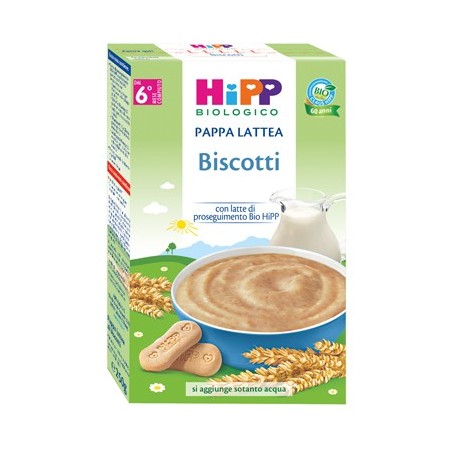 Hipp Biologico Pappa Lattea Biscotto - Alimento per Svezzamento 250 g Hipp Biologico Pappa Lattea Biscotto - Alimento per Svezzamento 250 g