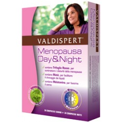 Valdispert Menopausa Day&Night integratore per disturbi del sonno e vampate 30+30 compresse