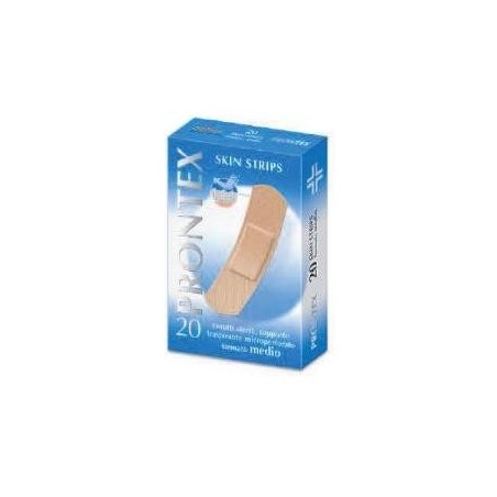 Safety Cerotto Prontex Skin Strips per medicazioni formato medio astuccio 20 pezzi Safety Cerotto Prontex Skin Strips per medicazioni formato medio astuccio 20 pezzi