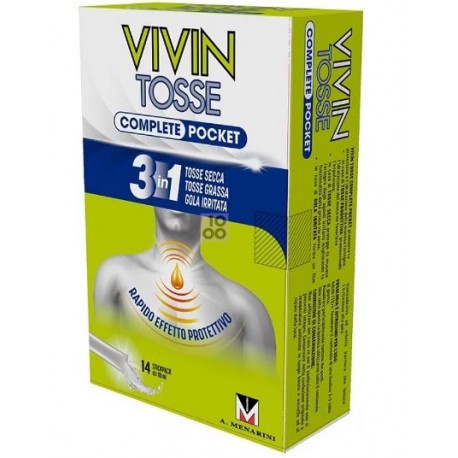 VIVIN TOSSE POCKET 14 STICK PACK SCIROPPO 10 ML