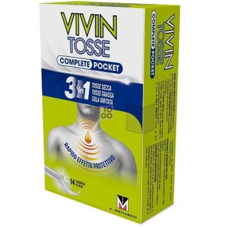 VIVIN TOSSE POCKET 14 STICK PACK SCIROPPO 10 ML VIVIN TOSSE POCKET 14 STICK PACK SCIROPPO 10 ML