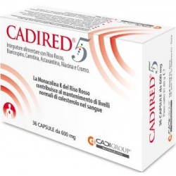 Cadired 5 integratore per la riduzione del colesterolo 36 capsule
