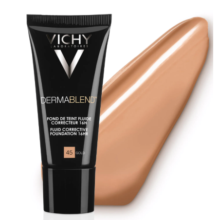 Vichy Dermablend 45-Gold fondotinta fluido correttivo SPF 25 30 ml Vichy Dermablend 45-Gold fondotinta fluido correttivo SPF 25 30 ml