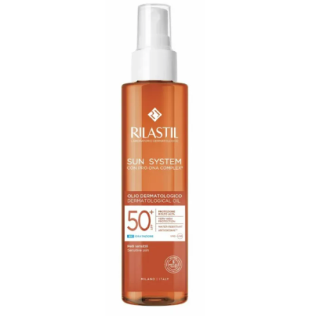 Rilastil Olio dermatologico protezione solare SPF50 200 ml Rilastil Olio dermatologico protezione solare SPF50 200 ml