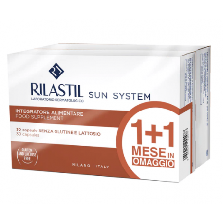 Rilastil Sun System Integratore Alimentare BIPACCO 30 + 30 capsule