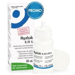Hyabak soluzione oftalmica per secchezza oculare e irritazioni 10ml
