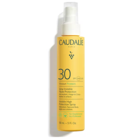 Caudalie Vinosun spray invisibile protezione solare viso e corpo SPF30 150 ml Caudalie Vinosun spray invisibile protezione solare viso e corpo SPF30 150 ml
