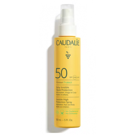 Caudalie Vinosun spray invisibile protezione solare viso e corpo SPF50 150 ml