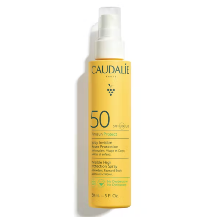 Caudalie Vinosun spray invisibile protezione solare viso e corpo SPF50 150 ml Caudalie Vinosun spray invisibile protezione solare viso e corpo SPF50 150 ml