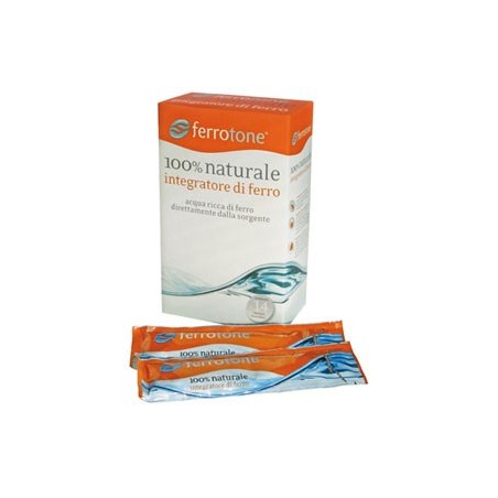 Ferrotone 20 mg 14 Bustine - Integratore di Ferro 100% Naturale Ferrotone 20 mg 14 Bustine - Integratore di Ferro 100% Naturale