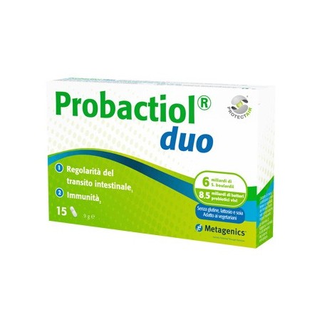 Probactiol duo integratore per regolarità del transito intestinale 15 capsule