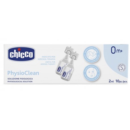 Chicco Physioclean soluzione fisiologica per aerosol terapia 2 ml 10 pezzi