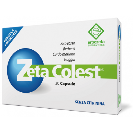 Erbozeta Zeta Colest integratore per colesterolo trigliceridi lipidi 30 capsule